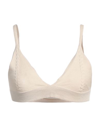 Kontatto Woman Top Beige Size Onesize Viscose, Acrylic, Elastane In Beige