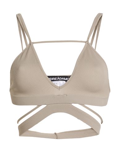 Andreädamo Andreādamo Woman Top Grey Size S/m Polyamide, Elastane In Brown