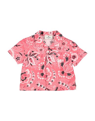 Etro Toddler Boy Shirt Pink Size 9 Cotton, Polyester In Pink