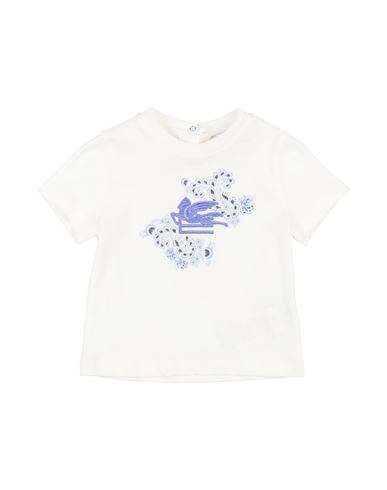 Etro Toddler Boy T-shirt White Size 6 Cotton, Elastane, Viscose In White