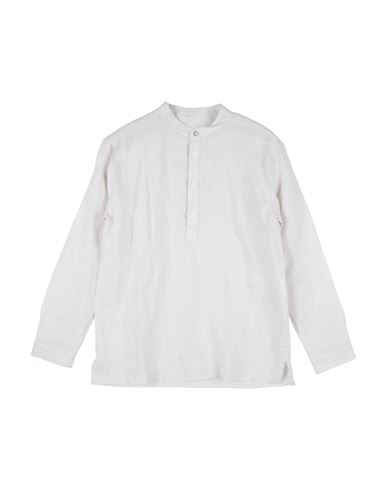 Dondup Man Shirt Beige Size 14 Cotton In Beige