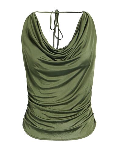 Aniye By Woman Top Military Green Size 6 Viscose In Green