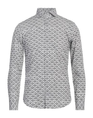 Bastoncino Man Shirt White Size 17 ½ Cotton