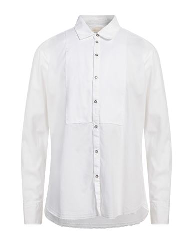 MESSAGERIE MESSAGERIE MAN SHIRT WHITE SIZE 17 COTTON 
