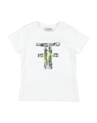 Fracomina Mini Woman T-shirt White Size 6 Cotton, Elastane In White