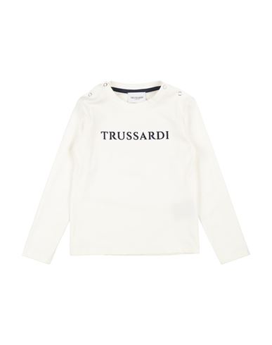 Trussardi Junior Newborn Boy T-shirt White Size 3 Cotton