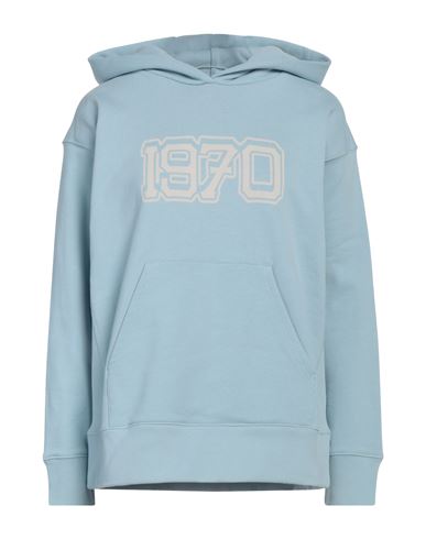 Kenzo Woman Sweatshirt Sky Blue Size M Cotton In Blue