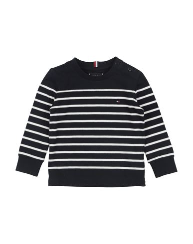 Tommy Hilfiger Man T-shirt Midnight Blue Size 9 Cotton In Blue