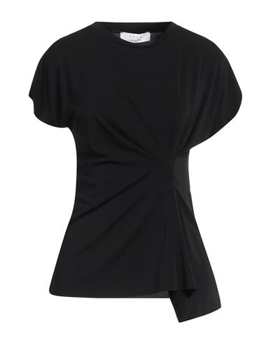 Kaos Woman T-shirt Black Size 10 Acetate, Polyamide, Elastane In Black