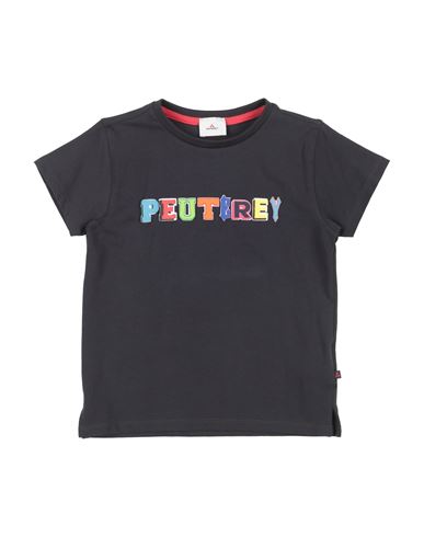 Peuterey Toddler Boy T-shirt Navy Size 5 Cotton, Elastane In Navy