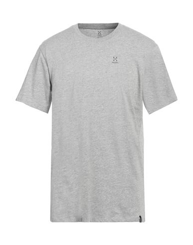Haglöfs Man T-shirt Grey Size Xl Organic Cotton In Grey