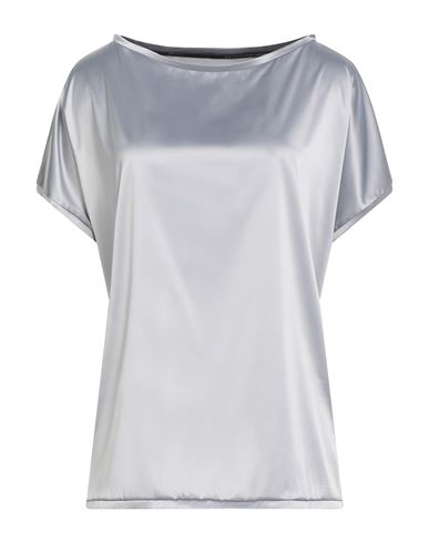 Rrd Woman Top Grey Size 12 Polyester, Elastane In Gray