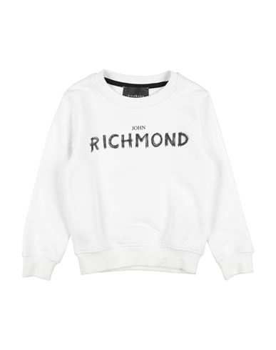 John Richmond Toddler Boy Sweatshirt White Size 4 Cotton