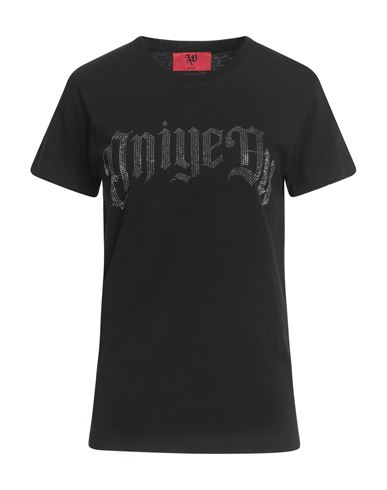 Aniye By Woman T-shirt Black Size S Cotton