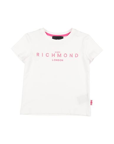 John Richmond Toddler Girl T-shirt White Size 6 Cotton, Lycra In White