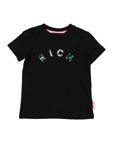 John Richmond Toddler Girl T-shirt Black Size 6 Cotton, Lycra In Black