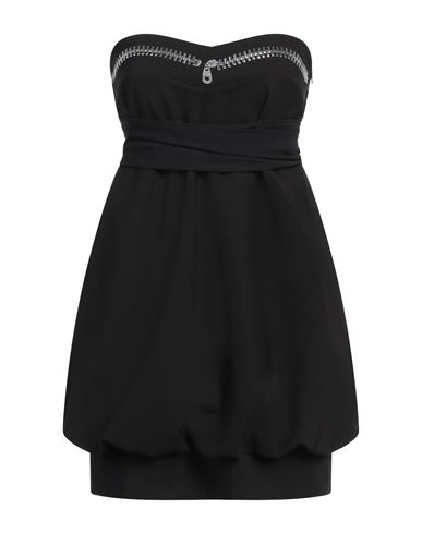 Denny Rose Woman Mini Dress Black Size 10 Polyester, Elastane In Black