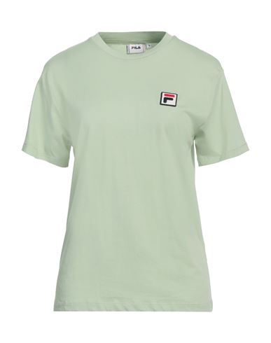 Fila Woman T-shirt Light Green Size S Cotton In Green