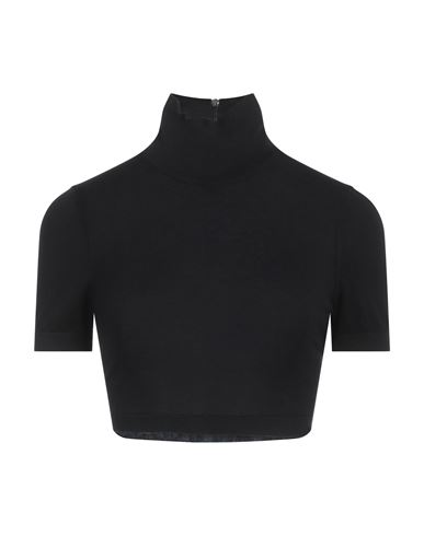 Max Mara Sfilata Woman Top Black Size L Cotton, Polyester In Black