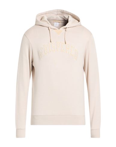 Eleventy Platinum Man Sweatshirt Beige Size M Cotton, Polyamide, Polyester, Polyurethane In Sand