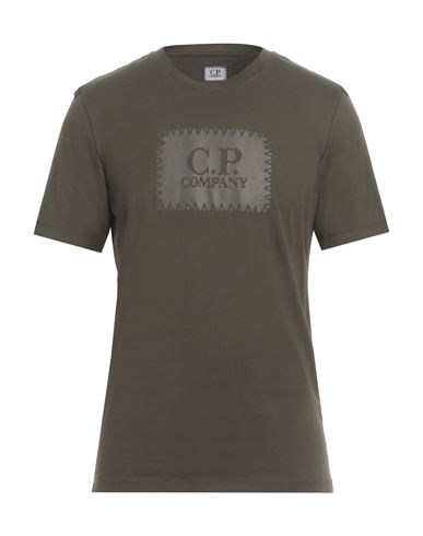 Camiseta Hombre Verde militar XS Hombre