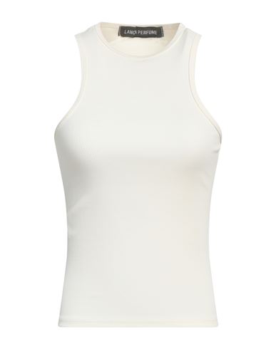 Shop Lança Perfume Woman Tank Top Cream Size M Polyamide, Elastane In White