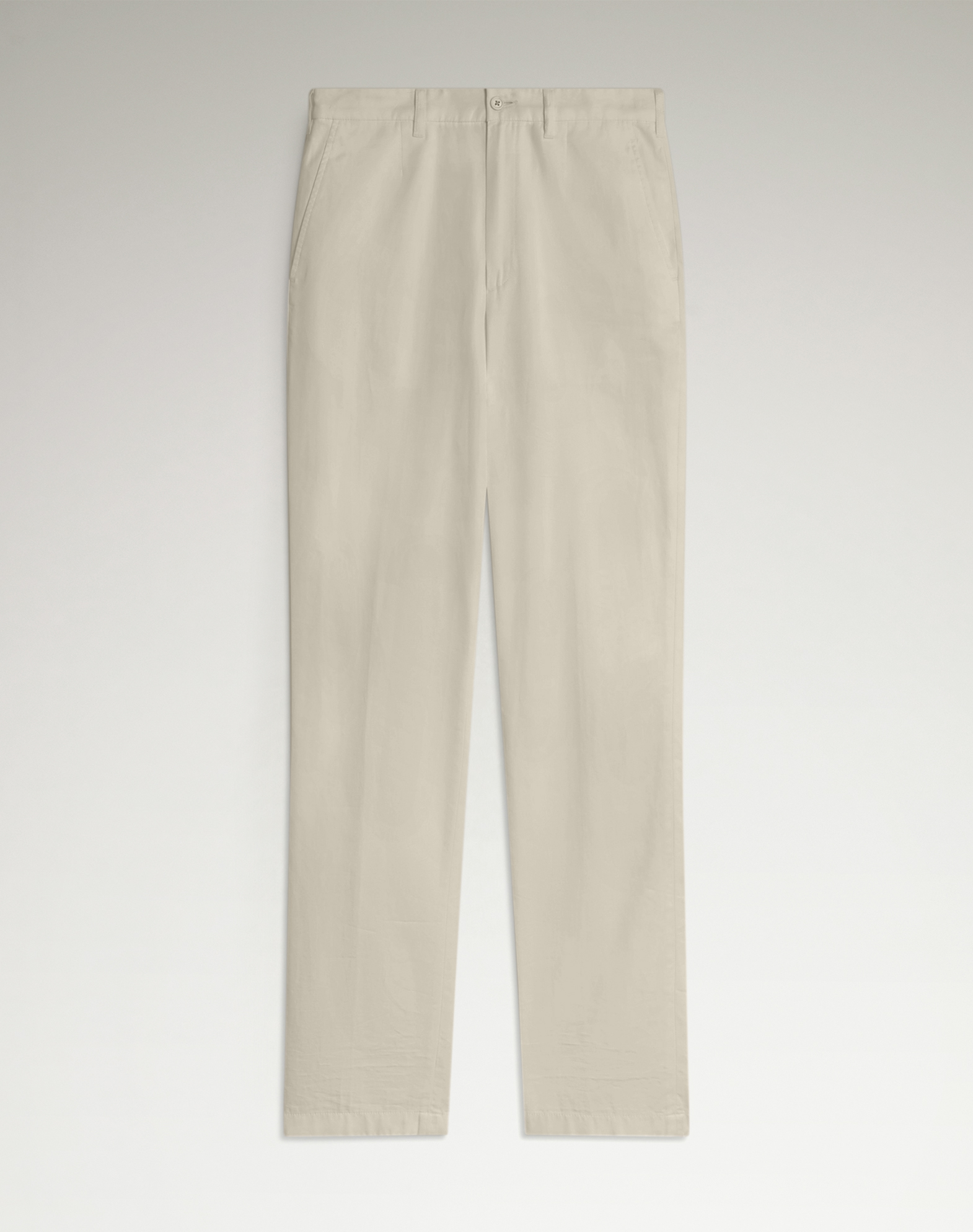 DUNHILL COTTON GABARDINE TAILORED CHINOS 