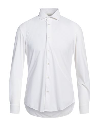 Brian Dales Man Shirt White Size 15 ¾ Nylon, Elastane