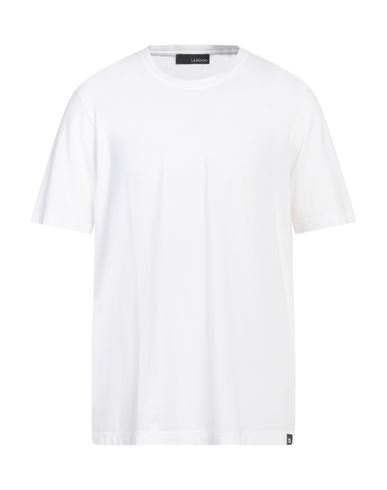 Lardini Man T-shirt White Size 46 Cotton In White