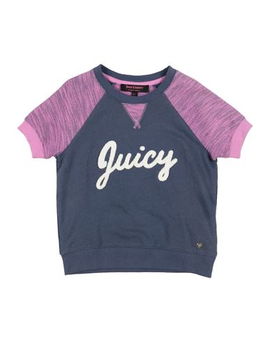 Juicy Couture Woman Sweatshirt Navy Size 8 Cotton In Navy