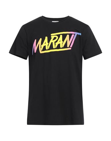 Isabel Marant Man T-shirt Black Size Xl Cotton In Black