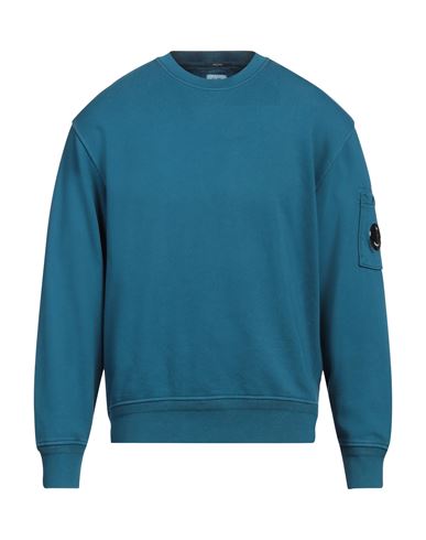 C.p. Company C. P. Company Man Sweatshirt Deep Teal Size Xxl Cotton