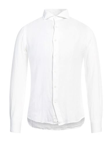 Richard Owen Richard Owe'n Man Shirt White Size 17 ½ Linen In White