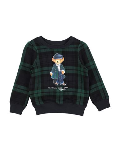 Polo Ralph Lauren Sweatshirt Woman Sweatshirt Dark Green Size 5 Cotton, Polyester In Green
