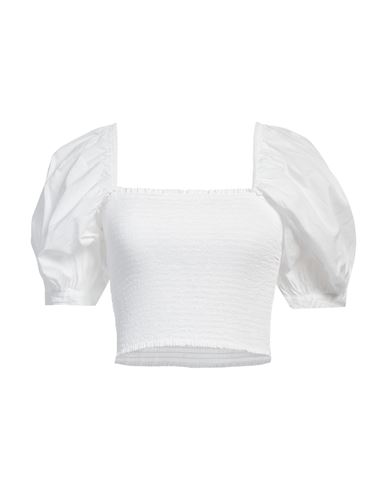 Shop Xirena Xírena Woman Top White Size S Cotton