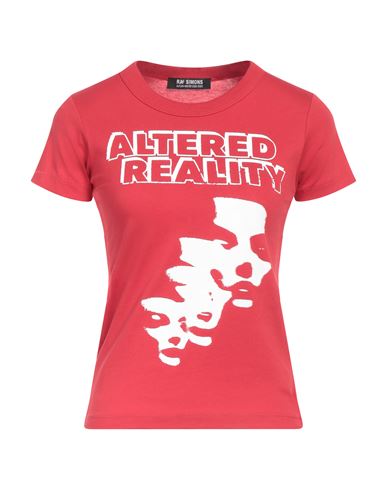 Raf Simons 'altered Reality' Print T-shirt In Red