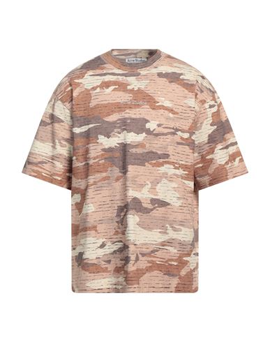 Camiseta Hombre Marrón claro S Hombre