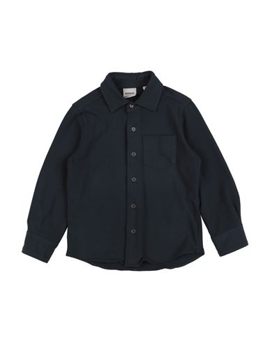 Aspesi Toddler Boy Shirt Midnight Blue Size 4 Cotton, Elastane In Blue