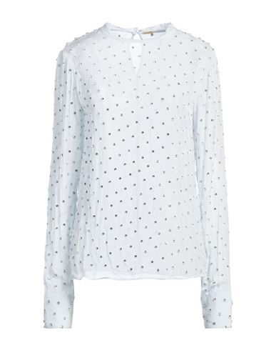 Dodo Bar Or Woman Top Sky Blue Size 4 Viscose In Blue