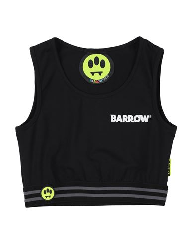 Barrow Toddler Girl T-shirt Black Size 4 Cotton, Elastane In Black