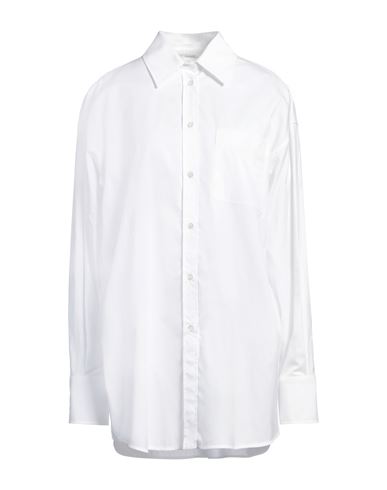 Sportmax Woman Shirt White Size 10 Cotton In White