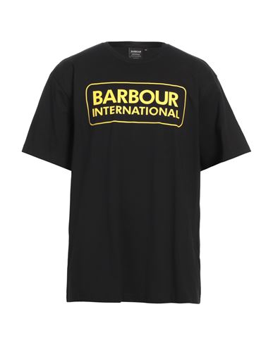 Barbour Man T-shirt Black Size Xxl Cotton In Black