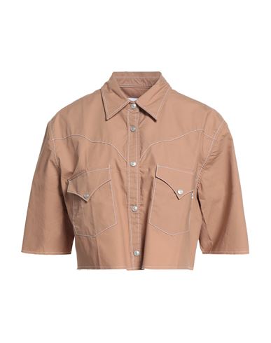Department Five Department 5 Woman Shirt Sand Size Xs Cotton In Nude