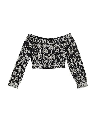 Isabelle Blanche Paris Woman Top Black Size Xxs Cotton