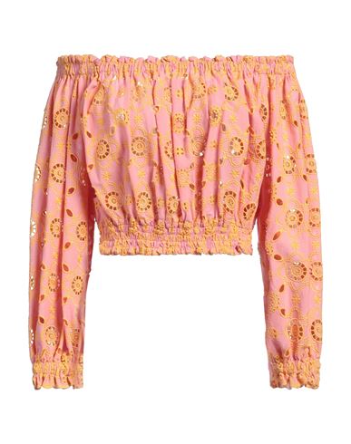 Isabelle Blanche Paris Woman Top Pink Size M Cotton