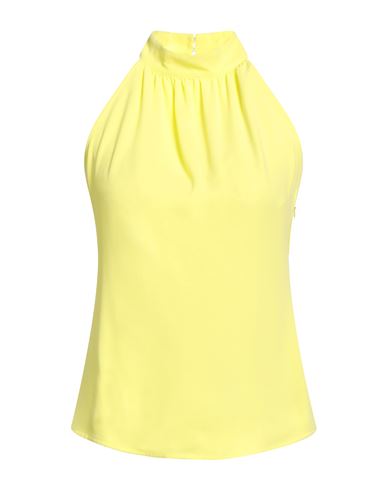 Liu •jo Better Woman Top Yellow Size 4 Polyester In Yellow