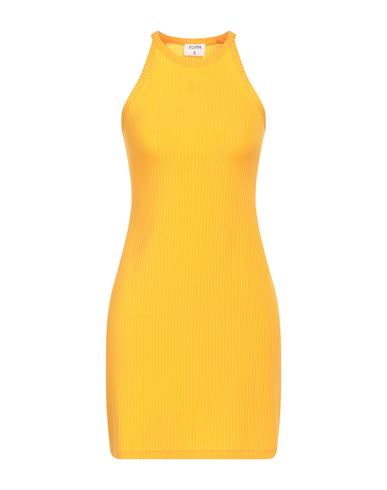 Filippa K Woman Mini Dress Mandarin Size S Cupro, Elastane In Mandarin