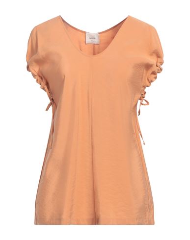 ALYSI ALYSI WOMAN TOP CAMEL SIZE 8 MODAL, POLYESTER 