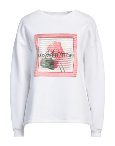 Ko Samui Woman Sweatshirt White Size M Cotton, Polyester In White