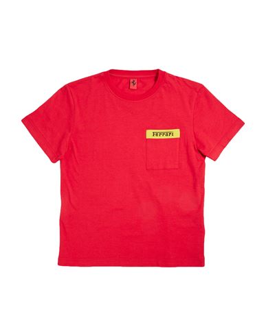 Ferrari Toddler Boy T-shirt Red Size 5 Cotton In Red